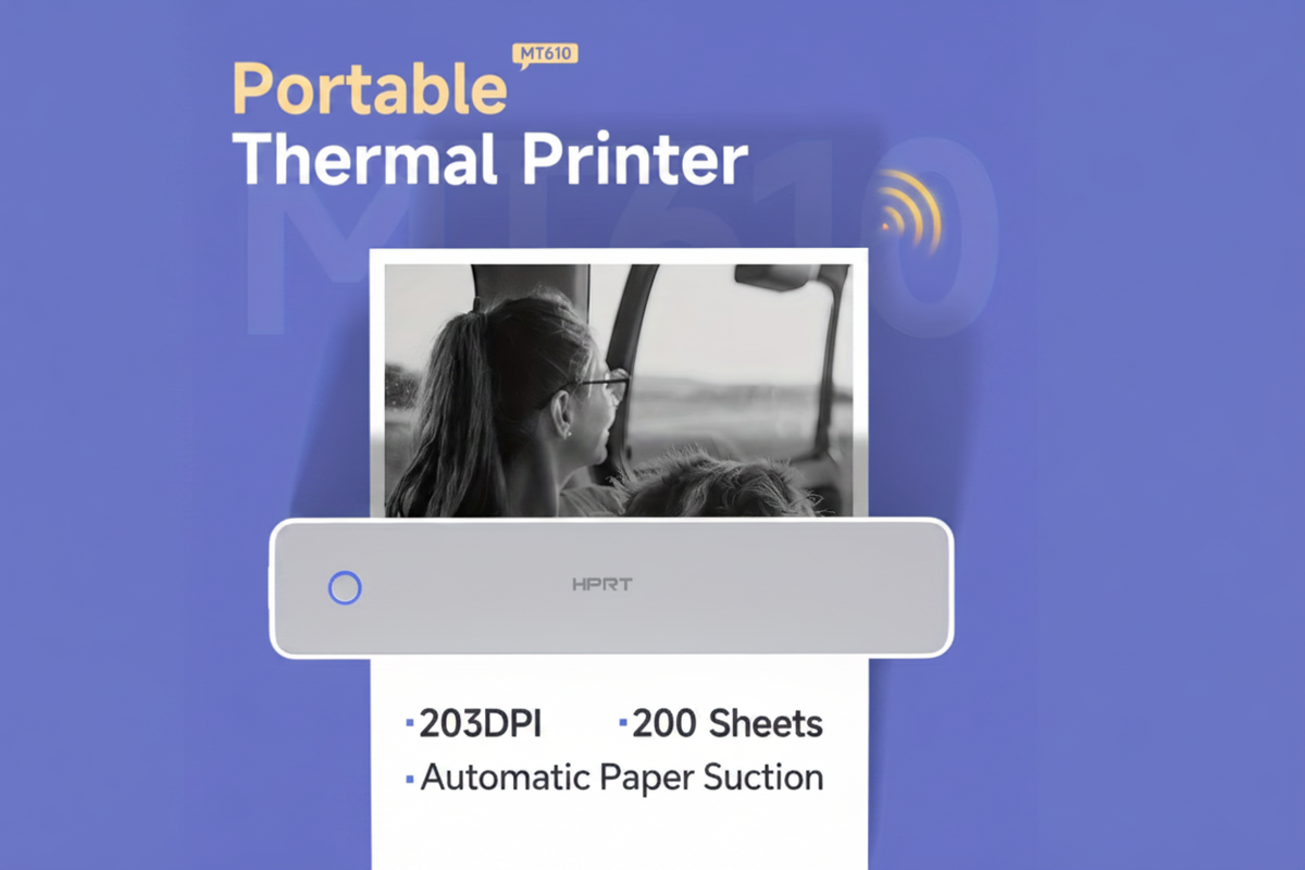 Portable Thermal Printer – No Bottom Bubble